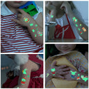 10Pcs Luminous Temporary Tattoo Stickers Christmas Carnival Party DecorationB3C