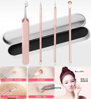 Stainless Steel Blackhead Facial Acne Spot Pimple Remover Extractor Comedone Kit