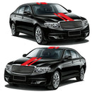 3pcs Car Decorative Stickers Auto Covers Head Tail Styling Decals