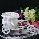 Handmade Tricycle/Bike Shape Flower Basket for Flower Storage/Arrangement