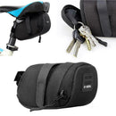 Wedge Bicycle Cycle Saddle Bag MTB Road Bike Under Seat Pack Black for Sport