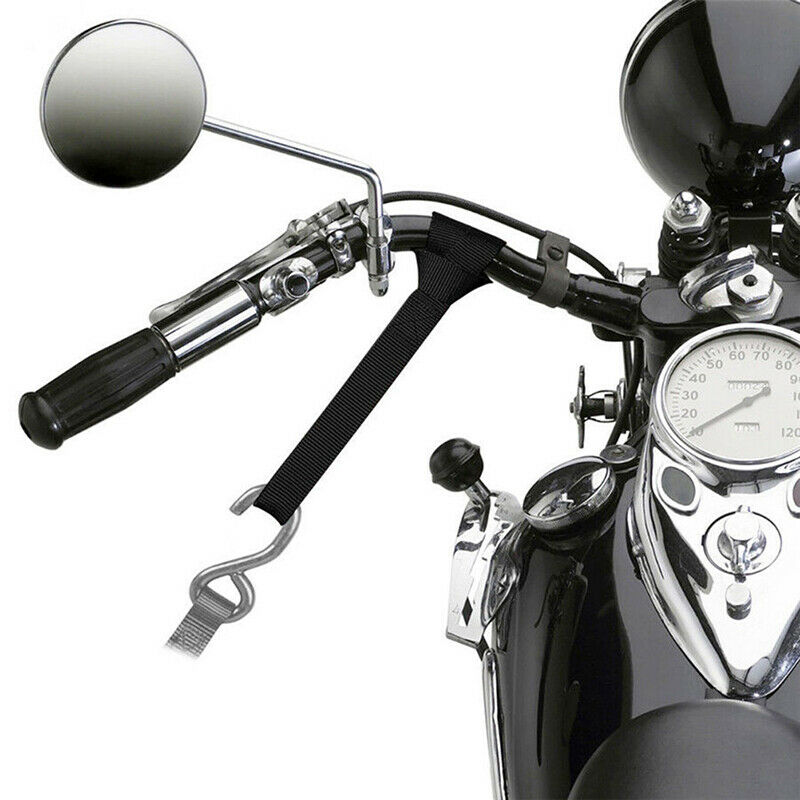 1Pcs Soft Loop Tie Down Straps Ratchet Towing Cargo ATV UTV Motorcycle 600LBS