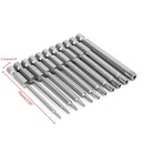 11Pcs 75mm S2 Magnetic Torx Head Drill Screwdriver Bits Hand Tool Kit Set