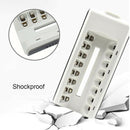 8 Slots Smart Fast Charger EU Plug For AA AAA Ni-MH Rechargeable Batte EUO