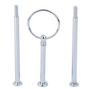 3-Tier Round Ring Cake Cupcake Plate Stand Display Holder Handle Fittings (