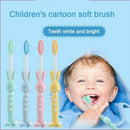 2pcs Rabbit rabbit cartoon soft soft toothbrush baby vertical deciduous teeth G4