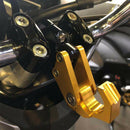 Aluminum Alloy Folding Hanger Hook Buckle For 22mm Handlebar Motorcycles Black