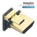Mini Micro HDMI to HDMI Converter HDMI Screen Adapter for Raspberry Pi 4B