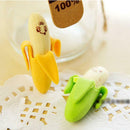 Banana Shaped Eraser/Rubber- Candy SCENTED Erasers x2- Great Party Bag Kids Gift