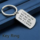 Key Chain For Boyfriend I Love You For Who You Are Creative New Gift Key Ring