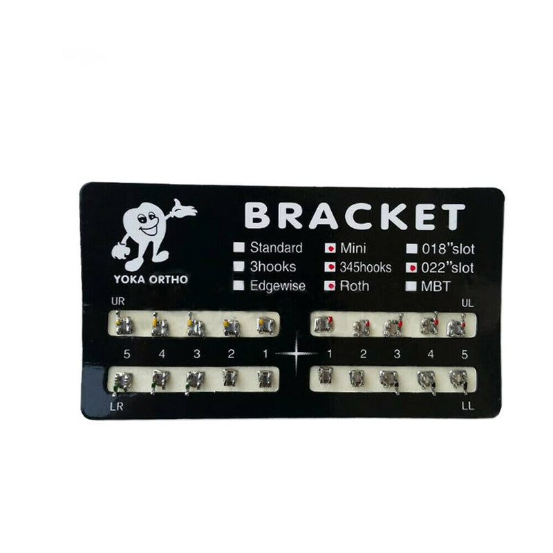 1 Pack Metal Dental Orthodontic Brackets Braces Roth Slot.022 3-4-5 Hooks Tool