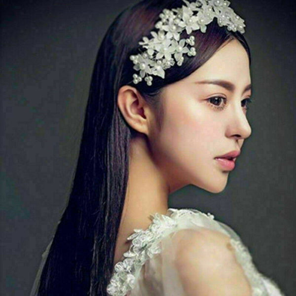 Wedding Bridal Crystal Flower Hair Pin Hairpin Clip Barrette Headband Comb