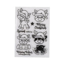 Christmas deer Transparent Silicone Clear Stamp Scrapbook Embossing Album Dec 3C
