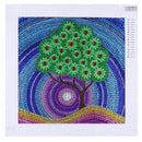5D Diy Full Special Shaped Diamond Painting Scenic Green Tree Forest Crysta
