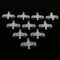 10x Aquarium Aquatic Suckers Divider Holders for   Tank Breeding Separator