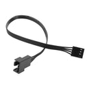 2pcs Motherboard 4Pin Female to PWM Fan 4Pin Male Power Adapter Cable Wire Cord