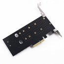 Dual M.2 Pcie Adapter, M2 Ssd Nvme (M Key) Or Sata (B Key) 22110 2280 2260  Z6U9