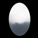 10.6x 16.5 Inch (small size) Bathroom Self-adhesive Removable Oval Mirror W G4A2