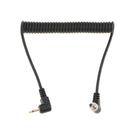 PC-2.5mm Cord Camera Sync Trigger Lock Cable Screw to Male Flash Plug Jack