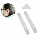 Temple Hook Tip Eyeglass / Glasses / Spectacles Ear Grip Anti Slip, Transpa A3J2