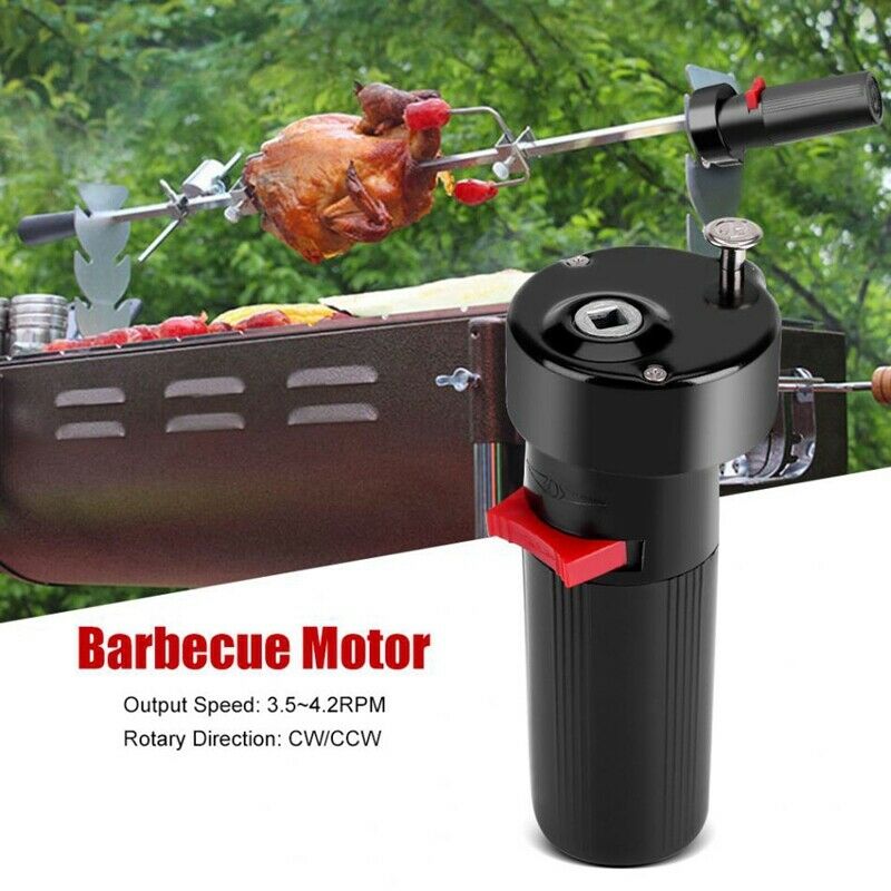 1X(Dc 1.5V Battery Operated Rotisserie Rotator Barbecue Motor Bbq Grill Bra