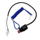 Boat Outboard Emergency Stop Kill Switch & Coiled Lanyard for Yamaha Universal