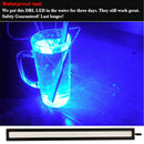 10Pcs 12V LED Strip DRL Daytime Running Lights Fog COB Car Lamp Blue Day Driving