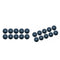 20pcs Non-Woven Fabric Mulch Rings Tree Shrubs Grass Barrier Mat 19.7''