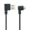 90 Degree 1.2m 4Ft USB2.0 Male to Micro USB Spring Charging Data Cable Wire