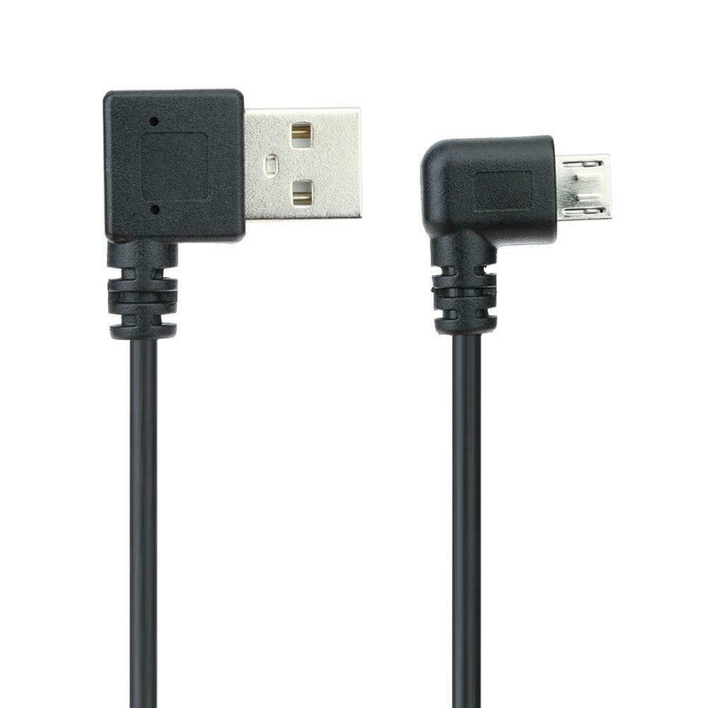 90 Degree 1.2m 4Ft USB2.0 Male to Micro USB Spring Charging Data Cable Wire