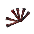 6pcs Durable Rosewood Bridge Pins w/ Dot for Acoustic Guitars DIY Accessory