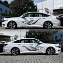 1 Pair Vinyl Car Stickers Dolphin Totem Auto Body Decals Styling Accessory