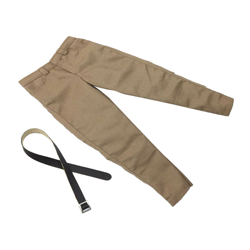 1/6 Scale Casual Pants Man's Khaki Trousers for 12inch Action Figures