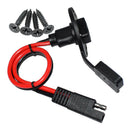 30 Cm 12AWG Solar Connect SAE With SEA Socket Sidewall Port Cable Connection