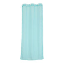 2pcs 100*214cm Eyelet Window Telylene Curtain Sheer Drape Door Valance Turquoise