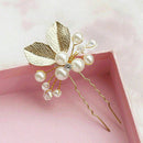 4Pcs Bridesmaid Wedding Bridal Flower Crystal Hair Pins T6E6 Clips Acces Y5R3
