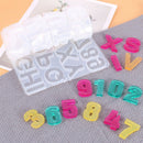 232 IN 1 Crystal Epoxy Letters Digitals Silicone Mold Jewelry Pendant Making #