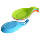 Kitchen Silicone Spoon Rest, Set of 4, (Colorful,Small Size)