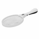 Extra Large 5.5inch Handheld 2X 4X 25X LED Magnifier Magnifying Glass Loop FCM