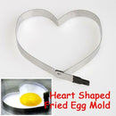 Kitchen Heart Shaped Cook Fried Egg Mold Stainless Steel Mould