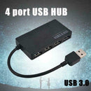 High Speed 4 Port USB HUB 3.0 Multi Splitter Desktop Laptop Expansion Adapt H1B7