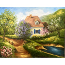 Full Round Drill 5D DIY Diamond Painting House Wall Picture Mosaic (B120)
