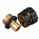 2 Pairs Tap Adapter Universal Garden Hose Quick Connect Set Thread Sprayer FKL