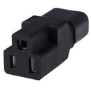 C14 to Nema 5-15R PDU PSU USP Power Adapter IEC male to US Female Pl3C