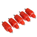 50 Pcs Water Cups Nipple Chicken Drinkers Waterer 360 Angle Poultry Supplie