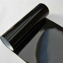 12"x71" Dark Black Car Gloss Headlight Taillight Fog Light PVC Tint Film Sheet a