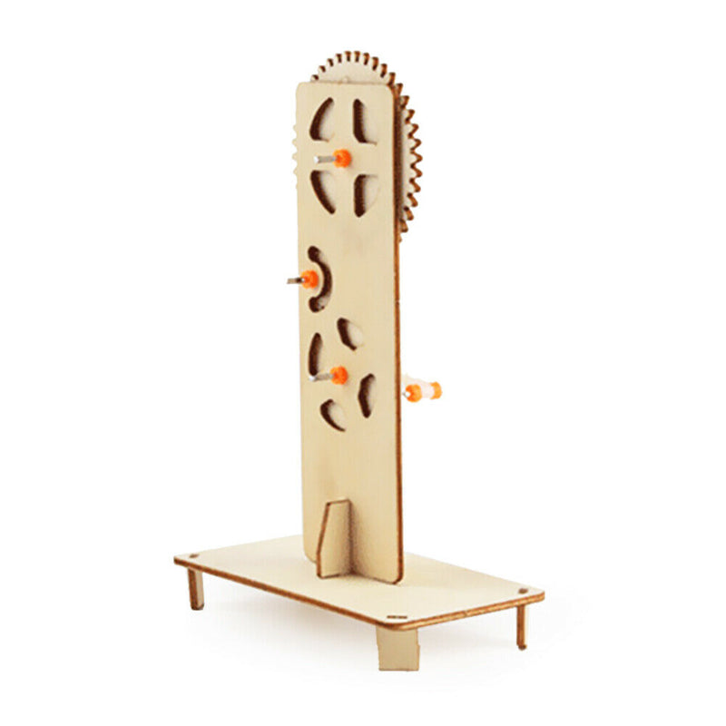 DIY Mechanical Gear Assembly Materials Kit Kids Science Physics Experiment Toys