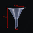 12pcs clear plastic funnels for empty bottle filling perfumes essential oilsxp