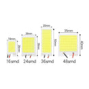 1X 48SMD COB White Panel LED T10 Car Interior Panel 12V Lamp Dome Light Bul X3V2