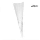 200PCS Clear Cellophane Cone Bags Large size Party Sweet Cello Candy Bag YPT